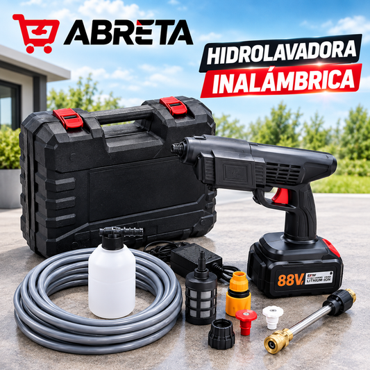 HIDROLAVADORA INALÁMBRICA 88V DE ALTA PRESIÓN