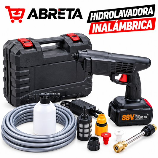 HIDROLAVADORA INALÁMBRICA 88V DE ALTA PRESIÓN