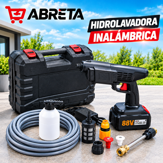 HIDROLAVADORA INALÁMBRICA 88V DE ALTA PRESIÓN