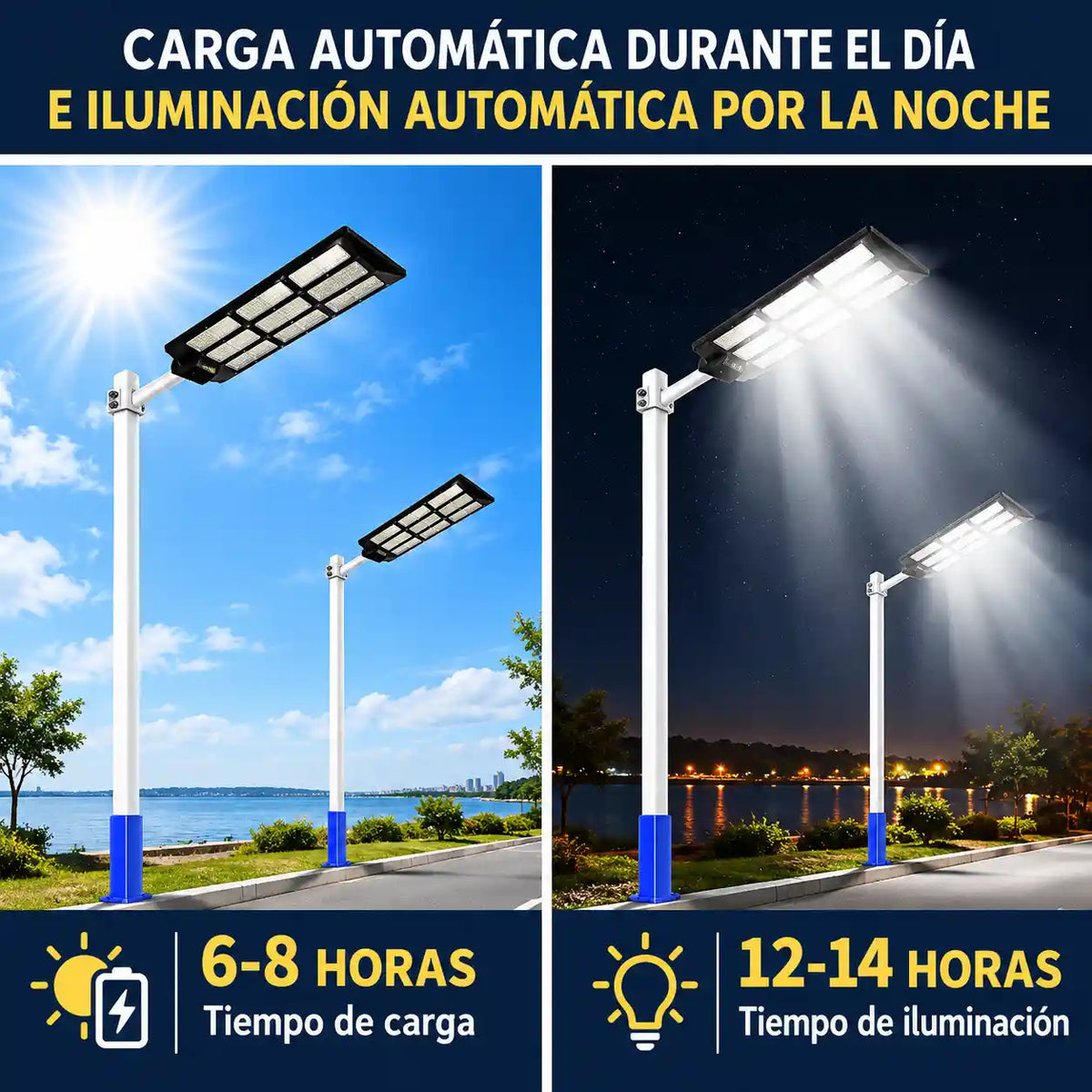 LÁMPARA SOLAR DE 8000W ULTRA