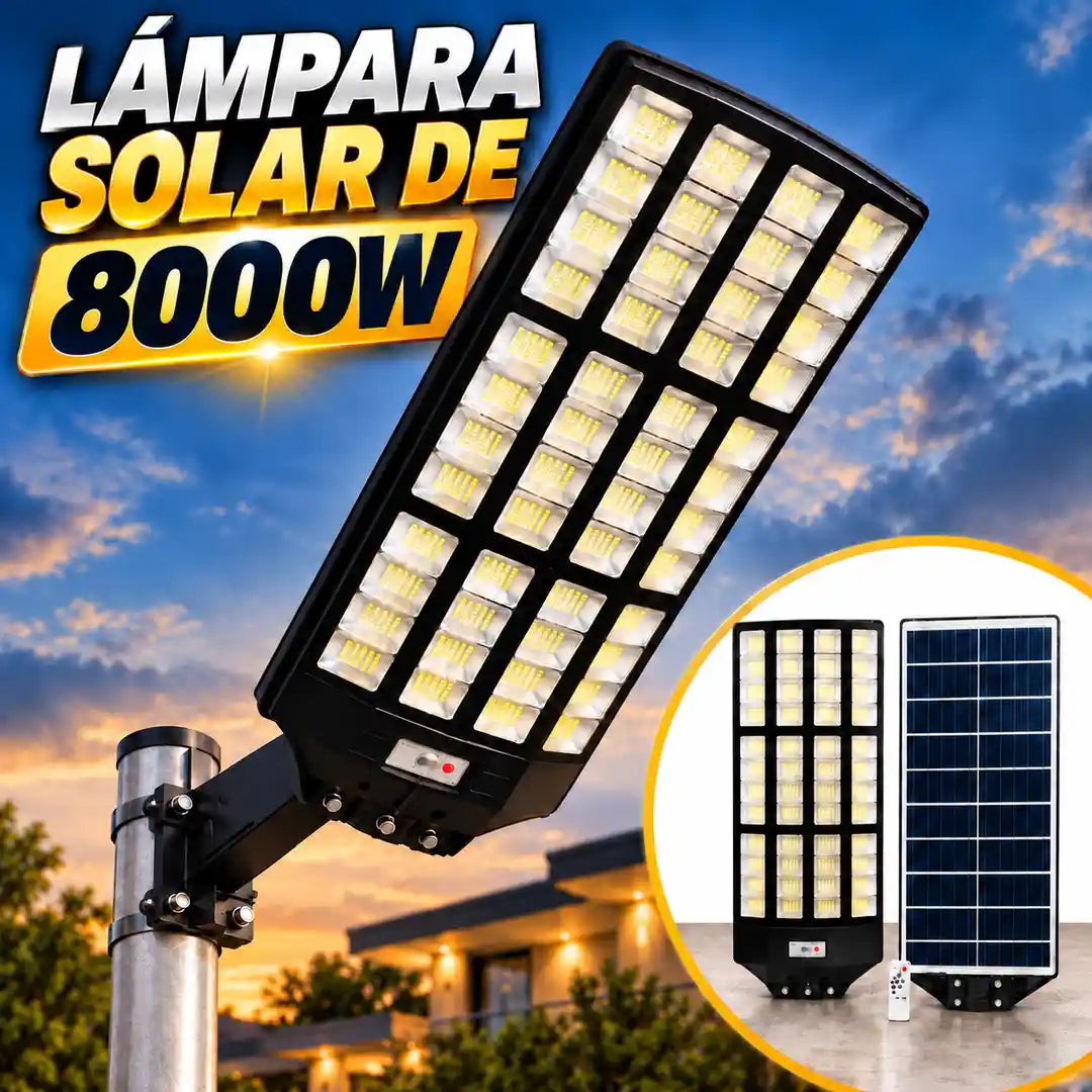 LÁMPARA SOLAR DE 8000W ULTRA